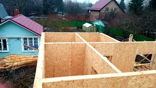 Haus 102 m², Projekt „Randevu - E2.8“, SNT „Sputnik“: Wandmontage
