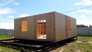 Haus nach Projekt „Bris“, Cottage-Siedlung „Schaworonki“: Wandmontage
