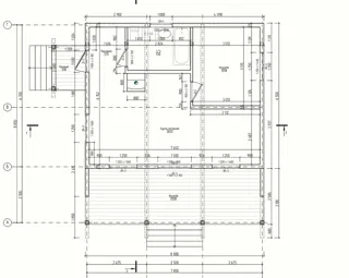 Haus 70 m², individuelles Projekt, SNT „Priosjornyj“: Grundriss des Projekts