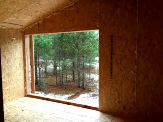 “Barnhouse 110” projeli ev, Vidogoshchi köyü: iç bölme duvarları