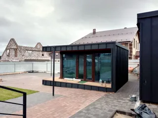 40 m² custom-design guest house, Yaroslavl Region: finished building