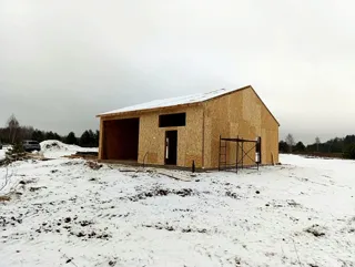 Garage nach individuellem Projekt, Gebiet Iwanowo: Fertiges Haus