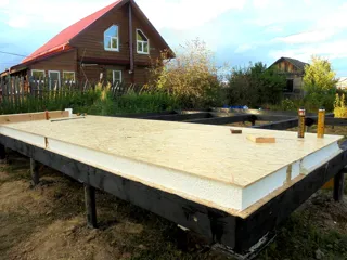 Haus nach Projekt „Radoniza“, Dorf Kryukovo: SIP-Boden auf Höhe 0