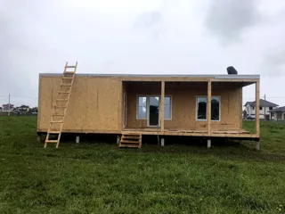 Haus nach Projekt „Mistika - E2.8“, Gebiet Moskau: Fertiges Haus