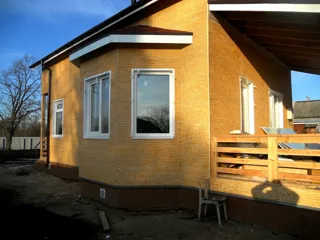 Haus nach individuellem Projekt, Gavrilov-Yam: Fassadenverkleidung