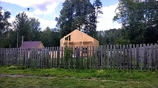 Haus nach individuellem Entwurf, Dorf Obolsunovo: zweites Obergeschoss und Dachgeschoss