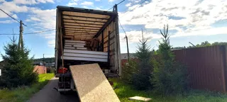 Haus nach individuellem Projekt, Dorf Kudrino: Lieferung des Hausbausatzes