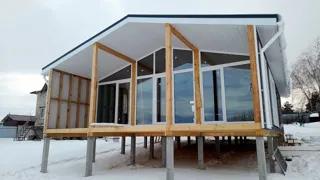 “Chalet 76.3” projesine göre ev, Kostroma bölgesi
