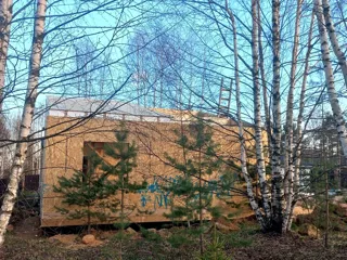 Haus nach individuellem Projekt, KP „Jaroslawskoje Wsmorje“: Wandmontage