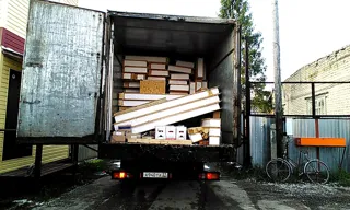 Haus nach Projekt „Mistika - S2.5“, SNT „Koltschugino“: Lieferung des Hausbausatzes