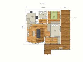 House based on the “Salzburg” design, Karmanovo village: design floor plan