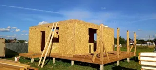 Haus nach Projekt „Sefir“, Kineshma: Wandmontage