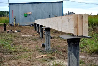 Haus nach Projekt „Prag“, Nizhniy Novgorod: Fundament und Grundrahmen