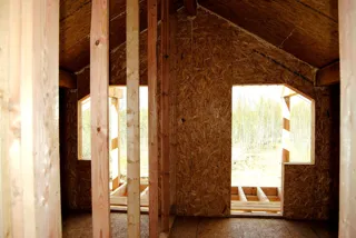 Haus nach Projekt „Metschta VB“, Dorf Ivantsevo: Innenwände