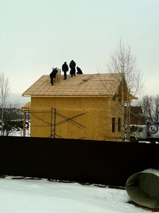 Haus nach Projekt „Metschta pl.4“, Gebiet Nischni Nowgorod: Obergeschoss und Dachgeschoss
