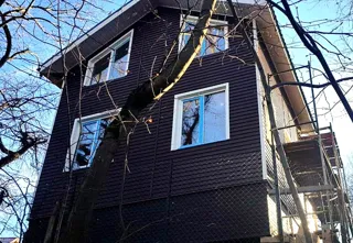 Haus 72 m² nach individuellem Projekt, Pushchino: Fertiges Haus