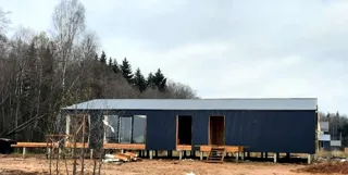 141 m² ev, “Barnhouse 110” projesi, “EKO OZERO” sitesi: cephe kaplaması