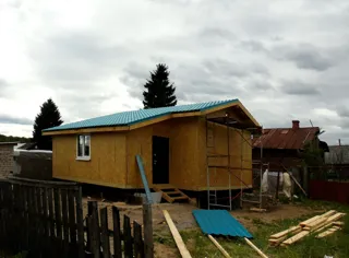 Özel projeli ev, Tarkhanovo köyü: tamamlanmış yapı