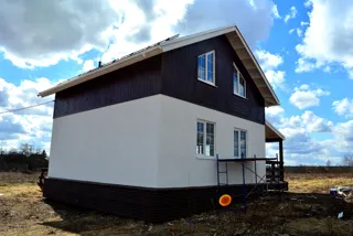 Haus nach Projekt „Sefir“, Dorf Kadnikovo: Fertiges Haus