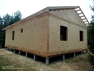 Custom-design house, Svetloe village: finished building
