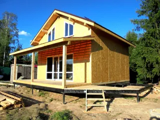 House based on the “Briz” design, Ivanovo Region: completed house