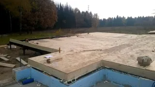 Haus nach Projekt „Prowans“, Dorf Maltsy: Fundament und Grundrahmen