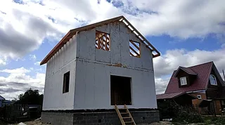 Haus nach Projekt „Majak“, Kineshma: Fertiges Haus