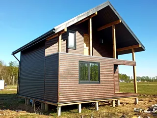 Özel projeye göre 96 m² ev, Konokhovo köyü
