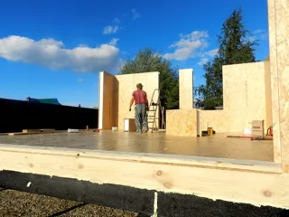 Haus nach Projekt „Metschta pl.4“, Pereslavl-Zalesskiy: Wandmontage