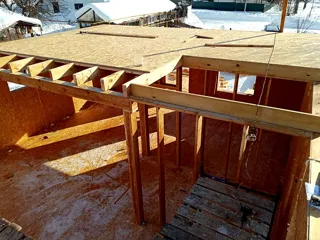 Haus 163,5 m² nach Projekt „Jessentuki 8x9“, Dorf Ivantsevo: Obergeschoss und Dachgeschoss