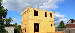 Haus 123,5 m², individuelles Projekt, Furmanov: Obergeschoss und Dachgeschoss