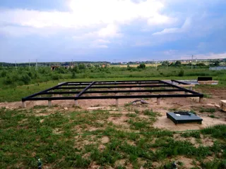 Haus nach individuellem Projekt, Gebiet Moskau: Fundament und Grundrahmen