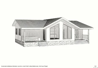 Haus nach individuellem Projekt, KP „Isumrud, Dorf Nowo-Talizy“: Projektvisualisierung