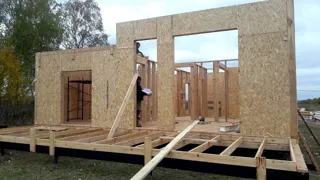 Haus nach Projekt „Grafit“, Siedlung Lyubashino: Wandmontage