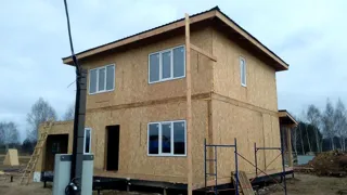 Garage nach Projekt „Slawjanka mini + Garage“, Dorf Nazarovo: zweites Obergeschoss und Dachgeschoss