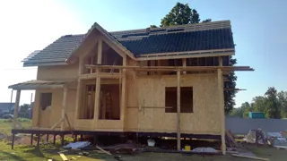 Haus nach Projekt „Sarja“, Kazan: Fassadenverkleidung