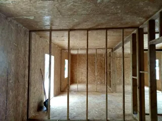 Haus 77,4 m², individuelles Projekt, SNT „Sadowod“: Innenwände