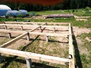 Haus nach individuellem Projekt, Gebiet Moskau: Fundament und Grundrahmen