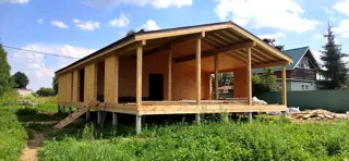Haus 145 m² nach individuellem Projekt, Siedlung Volga: Wandmontage