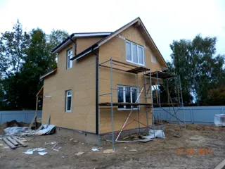 Haus nach individuellem Projekt, Gavrilov-Yam: Fassadenverkleidung