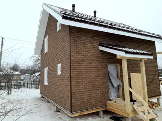 Haus nach Projekt „Awdeewo“, Dorf Minskoe: Fertiges Haus