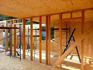 Haus nach Projekt „N4O-54“: Trennwände