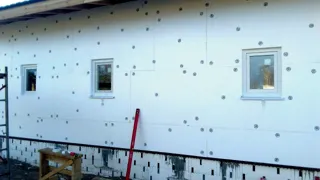 Garage nach Projekt „Slawjanka mini + Garage“, Dorf Nazarovo: Fassadenverkleidung