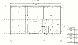 Haus 77,4 m², individuelles Projekt, SNT „Sadowod“: Grundriss des Projekts