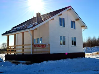 Haus nach Projekt „Radoniza“, Dorf Kadnikovo: Fertiges Haus