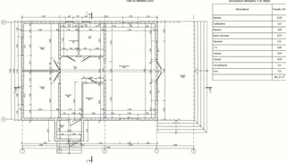 Haus 104 m² nach individuellem Projekt, Galich: Projektgrundriss