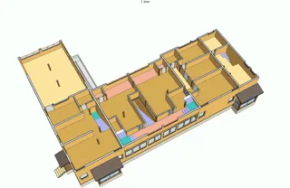 Haus nach individuellem Entwurf, Gebiet Moskau: Projektvisualisierung