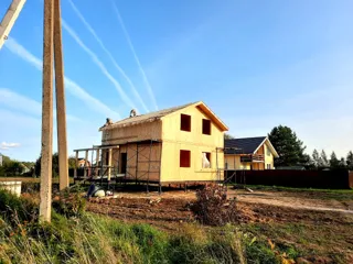 Haus nach individuellem Projekt, Dorf Telyatevo