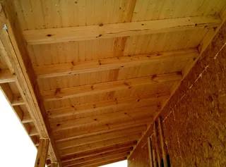 Haus nach Projekt „Sefir“, Dorf Kadnikovo: Dach
