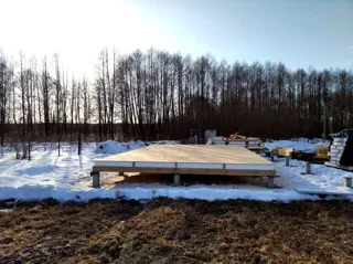 Haus nach Projekt „Mistika - S2.5“, Dorf Velisovo: SIP-Boden auf Höhe 0